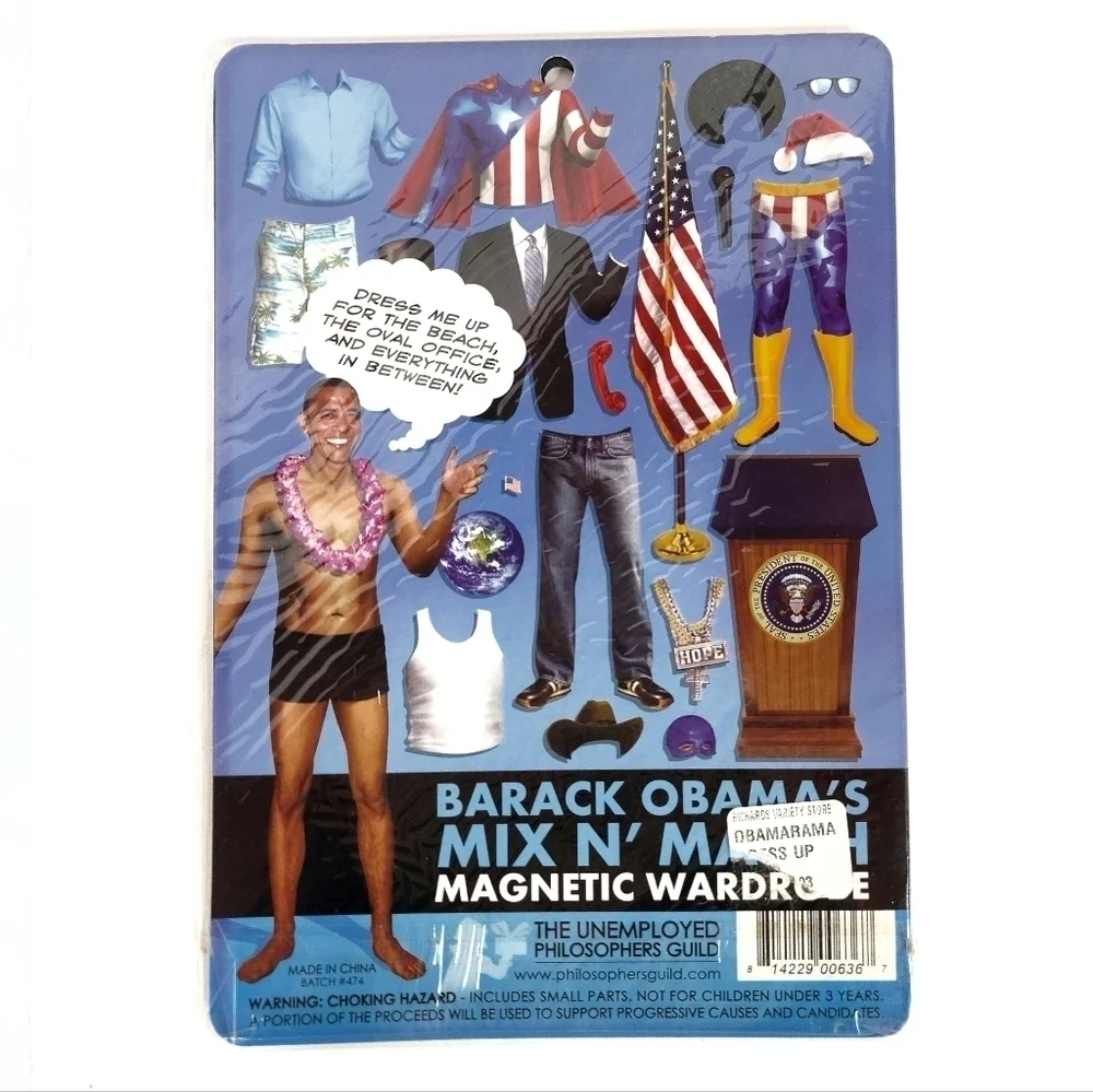 Obama Magnetic Wardrobe Set NWT